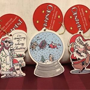 Hallmark Shoebox Ornaments Lot of 3, 1 Maxine